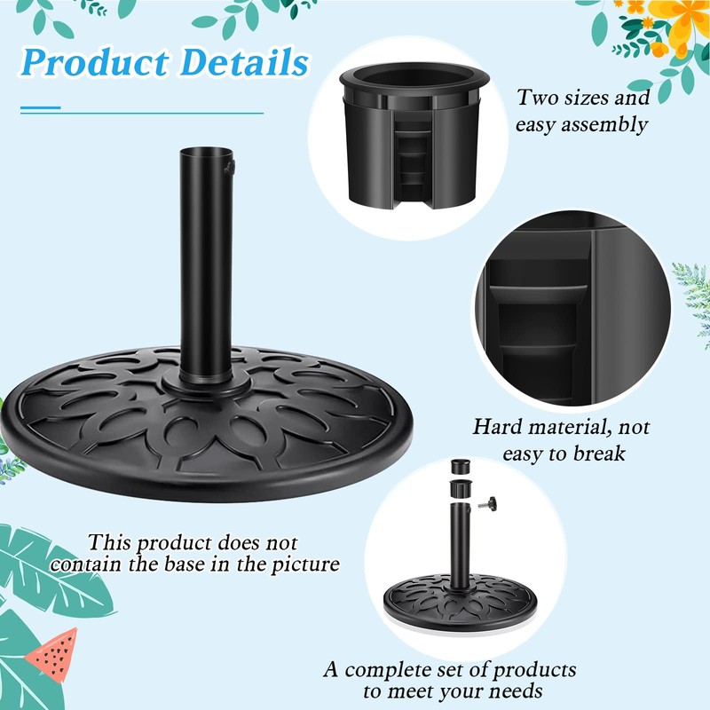 Parasol Base Replacement Screw 2 Pcs Garden Parasol Base Stand