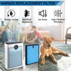 H13 HEPA Air Filter with Activated Carbon - 4 Packs