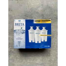 Brita 3 Pack Standard Filter Replacement For All Brita Water Pitchers Dispensers