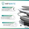 INFIBRITE 4 Inch 6000K Clear White 9W 750LM Thin LED