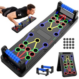 Venbytech for 36-in-1 Foldable Pushup Board Portable Strength Training Stand for Home Gym