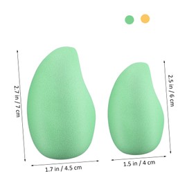 Beavorty 2sets Shape Powder Makeup Sponges for Women Foundation Blush Applicators 4pcs*2