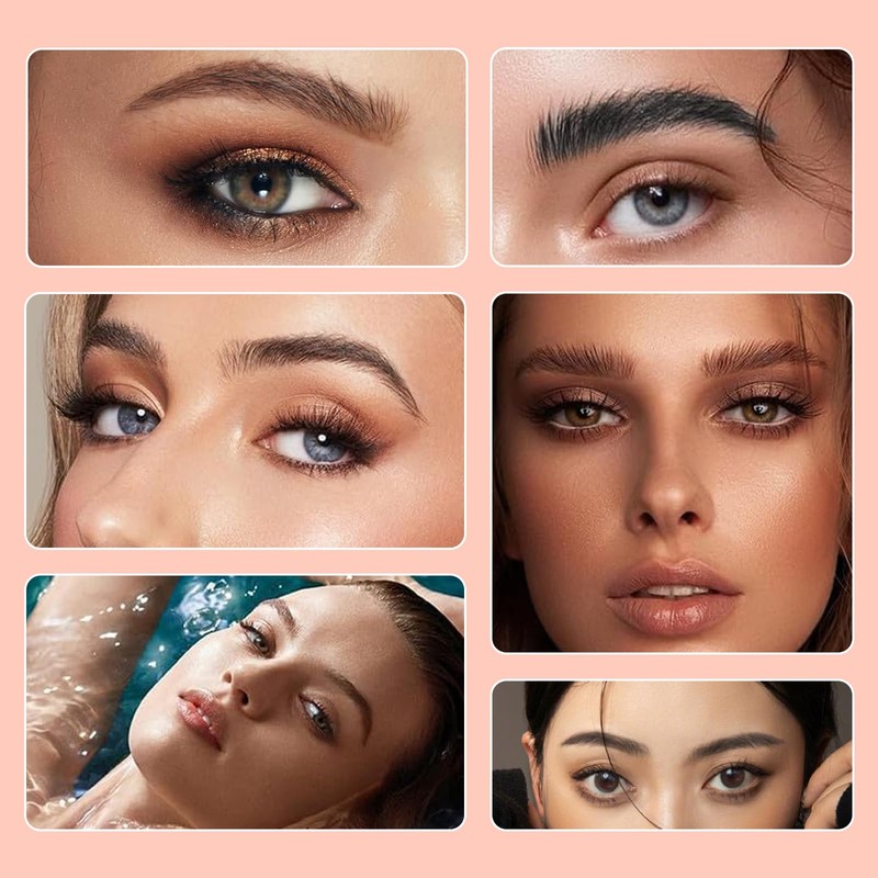 MisFun Eyebrow Pencil, 2-in-1 Dual-Ended Microblading Eyebrow Pencil, Smudge-proof Eyebrow