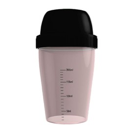 FIXIT Protein Shaker, 10.1 fl oz (300 ml), Whey Protein Shaker, Black