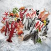 Decorative Crab 20 cm Diameter Orange 1 Piece Decoration Supplies