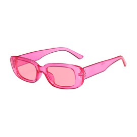 Retro Rectangle Sunglasses for Women/Men Driving Glasses 90’s Vintage Small Square Eyewear UV Protection Glasse