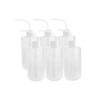 Wash Bottle 6PCS Plastic Bottles, Laboratory Squeeze Bottles, Narrow Mouth