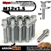 ARROW 10x Chrome 12x1.5 Lug Bolt 50mm Fit Mercedes Aftermarket