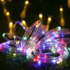 Solar Rope String Lights Waterproof Low Voltage LED Light Beads