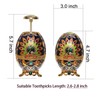 Portable Retractable Toothpick Holder with Bottle Opener Automatic Retro Pop