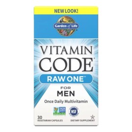 Multivitaminico Para Hombres 30 Veg Caps Garden Of Life Sin Sabor