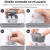 Lumbor37 Kit de Viaje, Botellas de Viaje 4 en 1,