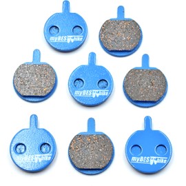 myBESTbike - Bicycle Brake Pads 4 Pairs Disc Brake Pads For Bike Or E-Scooter, 28x22mm Size, Compatible With HAYES MX2, MX3, SOLE, JAK-5, B777 And Similar Models