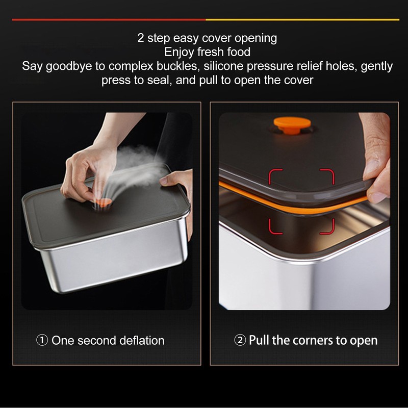 Stainless Steel Food Storage Container Stainless Steel Preservation Box Bento