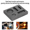 5 Grooves Graphite Ingot Melting Casting Refining Scrap Combo Crucible