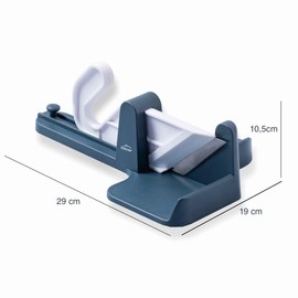 Lacor - 60559 - Guillotine for Sausages, 100% BPA Free, Stainless Steel Blade, Maximum Safety, Dishwasher Safe, Dimensions 29 x 19 x 10.5 cm, Diameter 5.5 cm, Grey