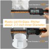 Water Pitcher Lids Glass Carafe Lids Covers Food Grade Plastic