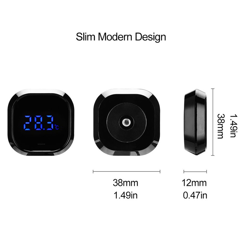 Aquarium Thermometer ℃/℉ Switch LCD Digital Fish Tank High Digital