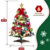 WTZWYFWJ 60 cm mini Christmas tree, artificial small fir trees,