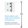 OFFO Shower Slide Bar 40 in Adjustable Installation Distance 20-39