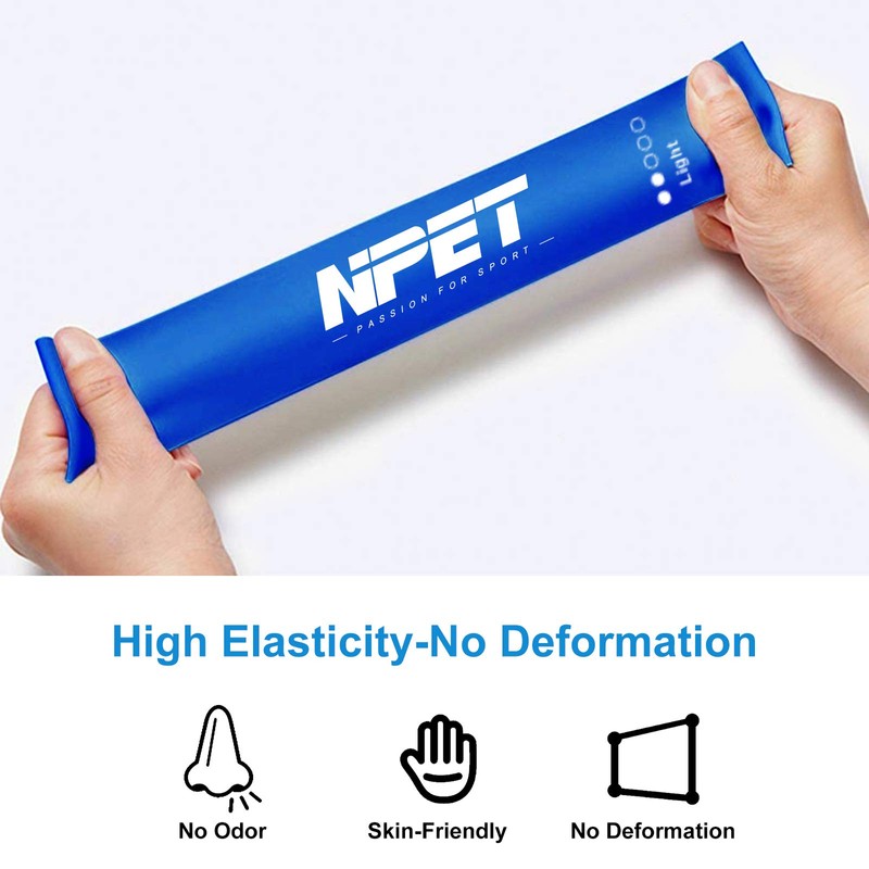 NPET Resistance Loop Bands, Resistance Exercise Bands for Home Fitness,