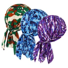 DOCILA Do Rag Men Skull Cap Women Camo Motorcycle Head Wrap Bandana Military Helmet Liner Dew Cycling Accessories Gift