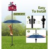 19.25-Inch Extra Large Squirrel Baffle for Bird Feeder Pole,Squirrel Proof