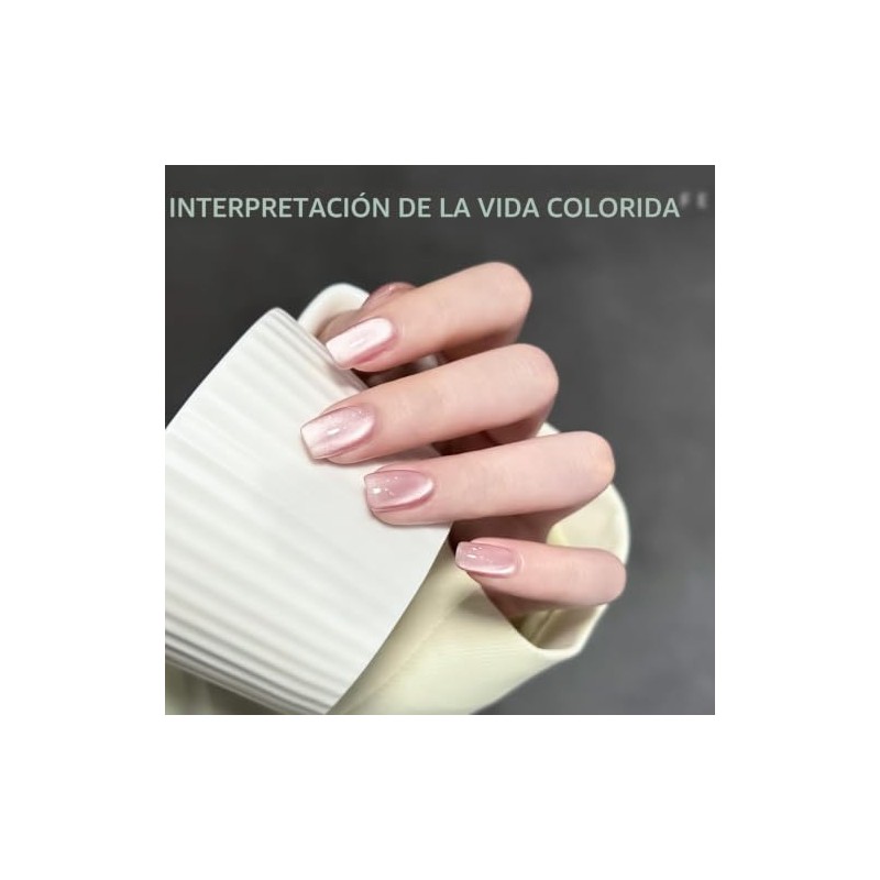 GAOY- Esmalte de uñas en gel con efecto ojo de