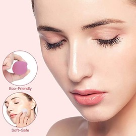 Esponja de Maquillaje Beauty Blenders, Esponja Facial Maquillaje para Bases (Rosa)