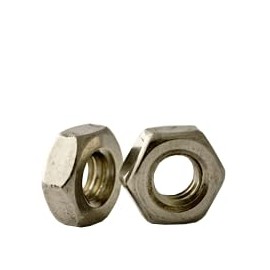 #10-32 Hex Machine Screw Nuts, 316 Stainless Steel A4 (25 Pack)