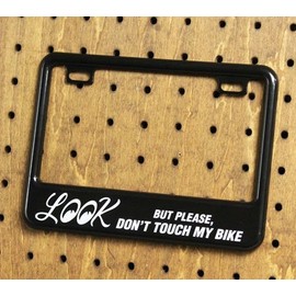 mu-naizu (Mooneyes) License Plate Frame Bike For Motorised 50 – CC Black looknf – mg130gcbklo – Mon