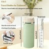 4 in 1 Travel Dispenser Bottle, Travel Bottles for Toiletries