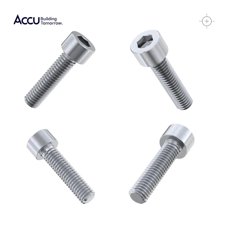 Accu - M4 x 16mm Full Thread Cap Head Screws