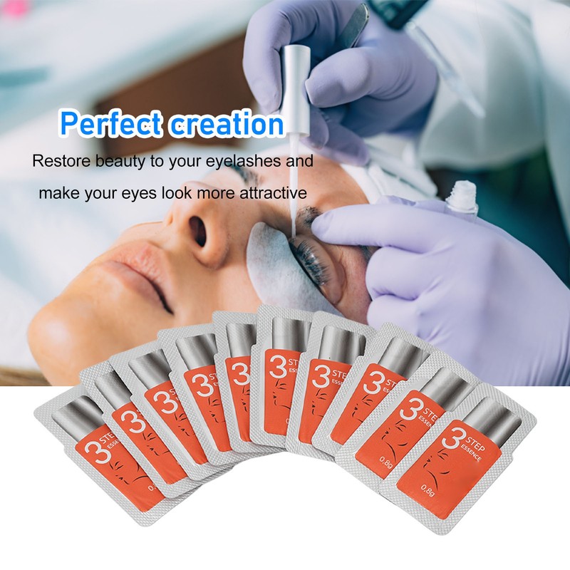 10PCS Eyelash Enhancer Nutrient Gentle Professional Eyelash Nourishing Repair Serum