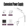 Desk Light with Clamp, USB LED 8 W Clip Nail