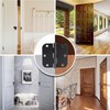 Rounded Door Hinges 3 x 3 inch, 5/8 Radius, Matte