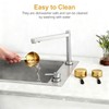10-Pcs Stainless Steel Measuring Cups & Spoons Set, Gold