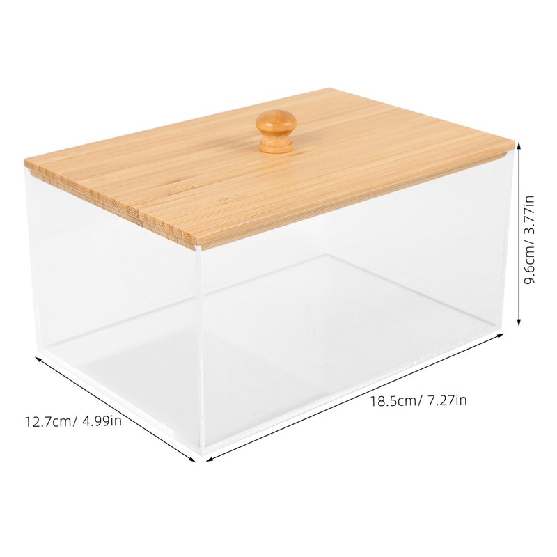 Ciieeo Acrylic Dryer Sheet Holder Clear Dryer Sheet Dispenser Container