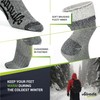 Alvada Merino Wool Hiking Socks Thermal Warm Crew Winter Boot