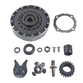 17T Semi Automatic Clutch Assembly for 50cc 110cc 125cc 135cc ATV Dirt Bike Go Kart with Semi Automatic Reverse Engine