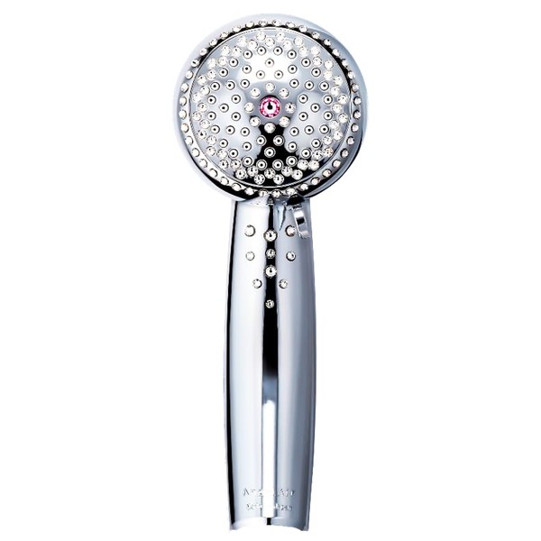 Toshin TH-037-P AngelAir x Crystal Micro Bubble Shower Head, 2-Way