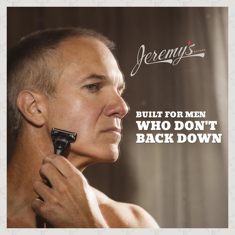 Jeremy's Razors for Men: Precision 5 Blade Razor - Stainless