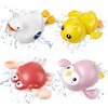 twoonto Bath Toys, Wind Up Bath Toys 4 Pcs for