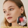 Xinixinly 8 Pairs Flat Back Earrings for Sensitive Ears Hypoallergenic