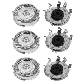 EuAcesry SH50 Shaving Head Replacement Blades Replacement Shaving Head, 3 Pieces Replacement Shaving Heads, Razor Replacement Heads Compatible with, Series 5000 (S5xxx) S5000 5077 5079 5351 5050 5210