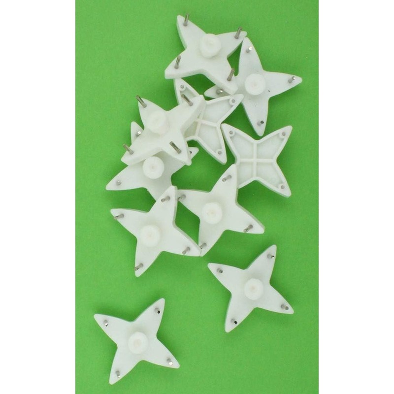 10pcs - White Load-Spreading Picture Hanger Hooks – Ideal for