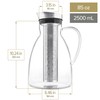 Teabloom Extra-Large Multi-Brew Borosilicate Glass Teapot + Kettle + Pitcher