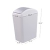 Ggbin 10 L Plastic Trash Cans, Swing Trash Bins