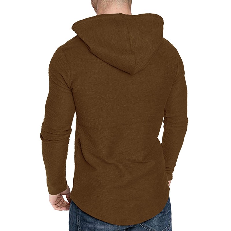 Lexiart Mens Fashion Athletic Hoodies Sport Sweatshirt Solid Color Fleece