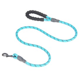 Gift Set for Dog Walking, Car Travel, Hiking, Camping – 5 FT Reflective Dog Leash, Adjustable Car Seat Belt and Collapsible Dog Cat Bowl-Blue